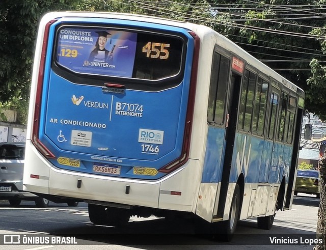 Viação Verdun B71074 na cidade de Rio de Janeiro, Rio de Janeiro, Brasil, por Vinicius Lopes. Número da foto: #13040757.
