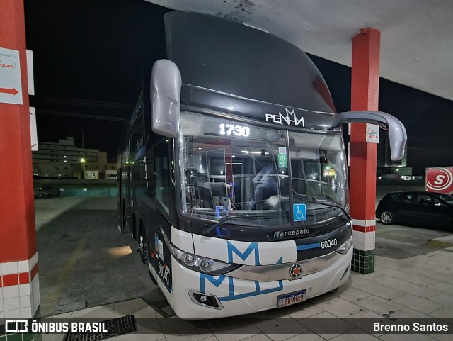 Empresa de Ônibus Nossa Senhora da Penha 60040 na cidade de Biguaçu, Santa Catarina, Brasil, por Brenno Santos. Número da foto: #13040725.