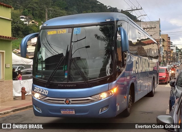 Viação Águia Branca 20220 na cidade de Domingos Martins, Espírito Santo, Brasil, por Everton Costa Goltara. Número da foto: #13042761.