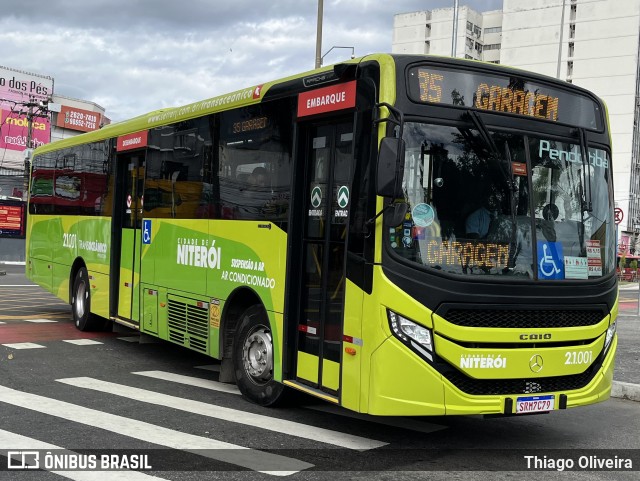 Viação Pendotiba 2.1.001 na cidade de Niterói, Rio de Janeiro, Brasil, por Thiago Oliveira. Número da foto: #13043504.