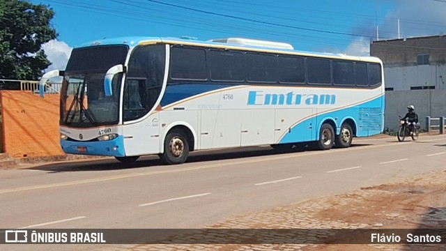 Emtram 4760 na cidade de Barra da Estiva, Bahia, Brasil, por Flávio  Santos. Número da foto: #13042776.
