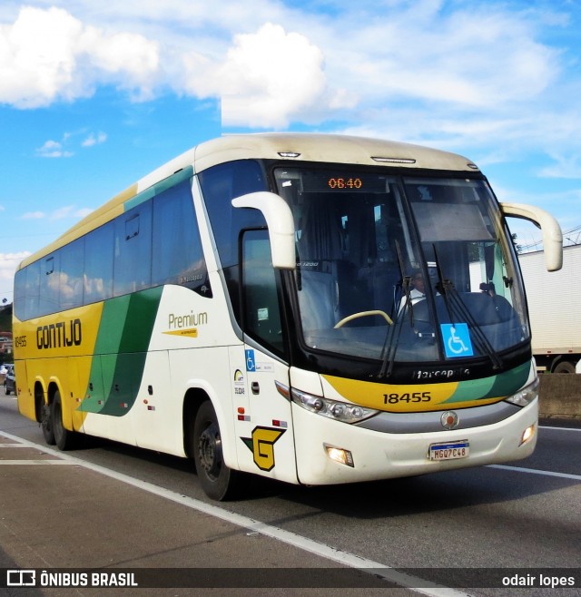 Empresa Gontijo de Transportes 18455 na cidade de Caçapava, São Paulo, Brasil, por odair lopes. Número da foto: #13043027.