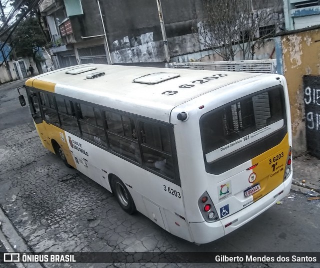 Transunião Transportes 3 6203 na cidade de São Paulo, São Paulo, Brasil, por Gilberto Mendes dos Santos. Número da foto: #13040552.