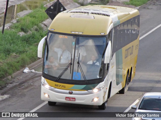 Empresa Gontijo de Transportes 18775 na cidade de Salvador, Bahia, Brasil, por Victor São Tiago Santos. Número da foto: #13042465.