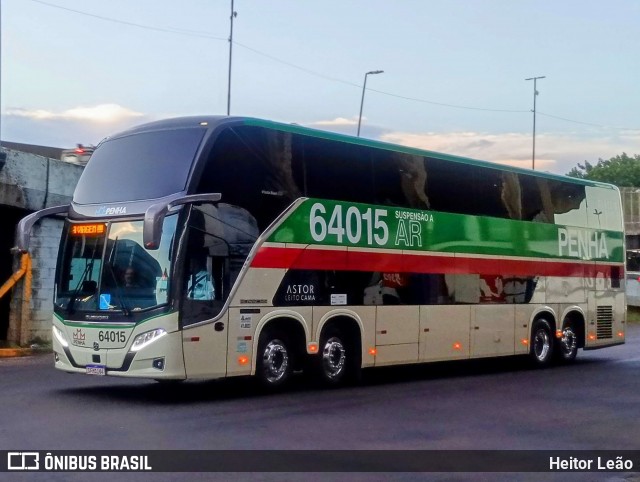 Empresa de Ônibus Nossa Senhora da Penha 64015 na cidade de Porto Alegre, Rio Grande do Sul, Brasil, por Heitor Leão. Número da foto: #13043465.