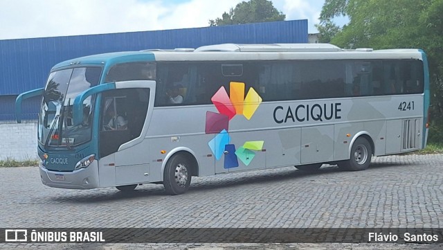 Cacique Transportes 4241 na cidade de Cruz das Almas, Bahia, Brasil, por Flávio  Santos. Número da foto: #13040739.