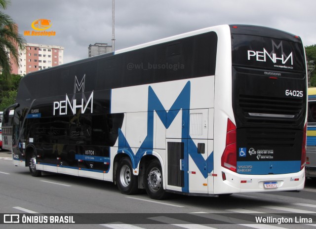 Empresa de Ônibus Nossa Senhora da Penha 64025 na cidade de Barueri, São Paulo, Brasil, por Wellington Lima. Número da foto: #13041769.