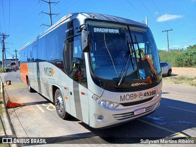 MOBI Transporte 45390 na cidade de Anápolis, Goiás, Brasil, por Sullyvan Martins Ribeiro. Número da foto: #13041628.