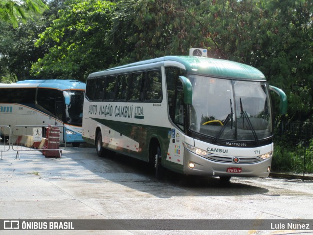Auto Viação Cambuí 171 na cidade de São Paulo, São Paulo, Brasil, por Luis Nunez. Número da foto: #13041295.