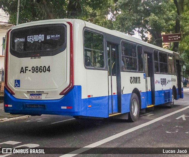 Viação Forte AF-98604 na cidade de Belém, Pará, Brasil, por Lucas Jacó. Número da foto: #13041061.