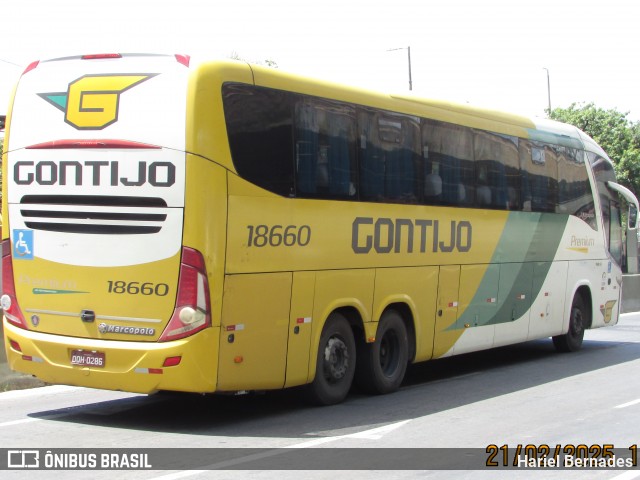Empresa Gontijo de Transportes 18660 na cidade de Belo Horizonte, Minas Gerais, Brasil, por Hariel Bernades. Número da foto: #13043286.