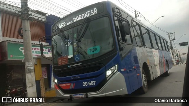 Auto Viação Urubupungá 20.687 na cidade de Pirapora do Bom Jesus, São Paulo, Brasil, por Otavio Barbosa. Número da foto: #13040860.