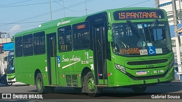 Transportes Santo Antônio DC 3.150 na cidade de Duque de Caxias, Rio de Janeiro, Brasil, por Gabriel Sousa. Número da foto: #13042254.