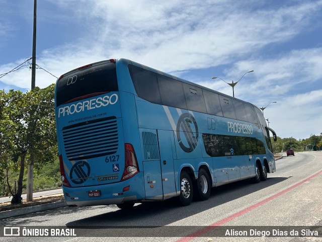Auto Viação Progresso 6127 na cidade de Natal, Rio Grande do Norte, Brasil, por Alison Diego Dias da Silva. Número da foto: #13042830.