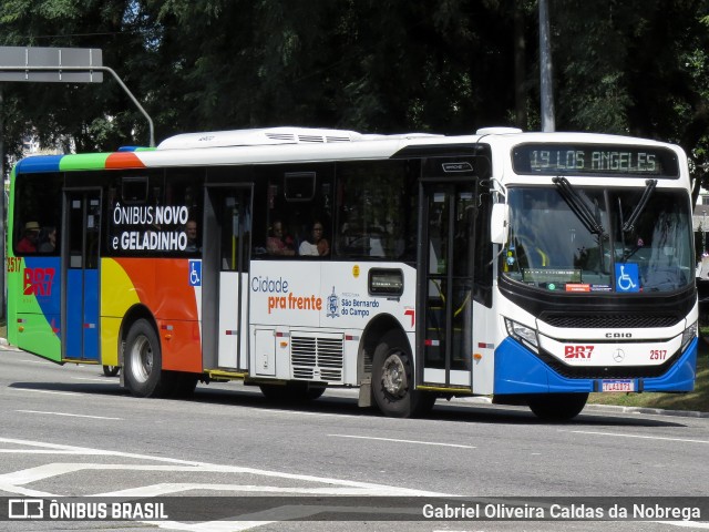 BR7 Mobilidade 2517 na cidade de São Paulo, São Paulo, Brasil, por Gabriel Oliveira Caldas da Nobrega. Número da foto: #13044869.