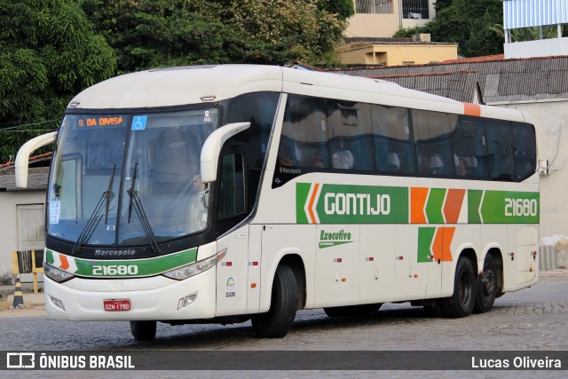 Empresa Gontijo de Transportes 21680 na cidade de Teófilo Otoni, Minas Gerais, Brasil, por Lucas Oliveira. Número da foto: #13045878.