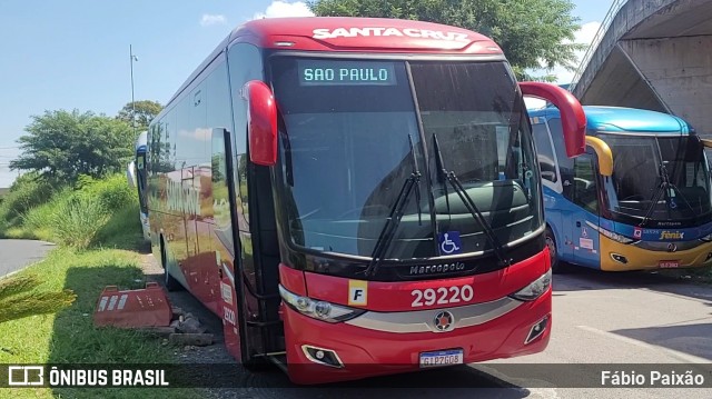 Viação Santa Cruz 29220 na cidade de São Paulo, São Paulo, Brasil, por Fábio Paixão. Número da foto: #13045727.