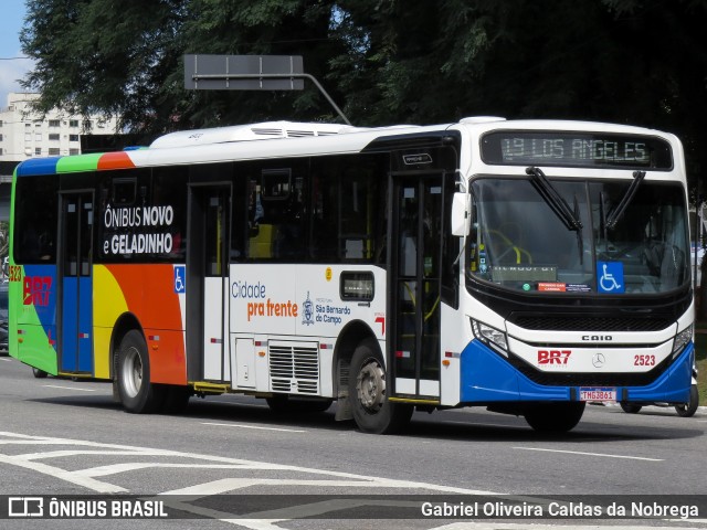 BR7 Mobilidade 2523 na cidade de São Bernardo do Campo, São Paulo, Brasil, por Gabriel Oliveira Caldas da Nobrega. Número da foto: #13044885.