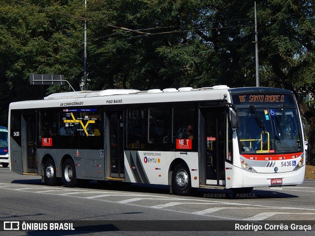 Next Mobilidade - ABC Sistema de Transporte 5436 na cidade de São Bernardo do Campo, São Paulo, Brasil, por Rodrigo Corrêa Graça. Número da foto: #13043603.