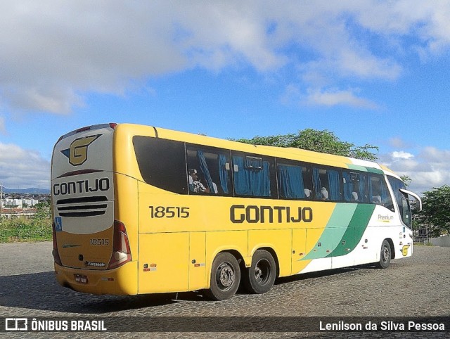 Empresa Gontijo de Transportes 18515 na cidade de Caruaru, Pernambuco, Brasil, por Lenilson da Silva Pessoa. Número da foto: #13045662.