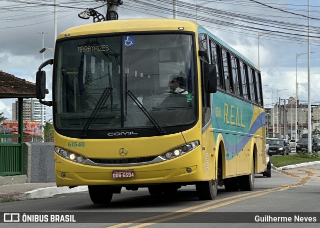Viação Real Ita 61540 na cidade de Marataízes, Espírito Santo, Brasil, por Guilherme Neves. Número da foto: #13046018.