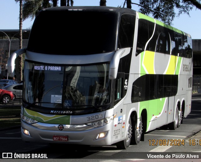 Brasil Sul Linhas Rodoviárias 3203 na cidade de Curitiba, Paraná, Brasil, por Vicente de Paulo Alves. Número da foto: #13044056.