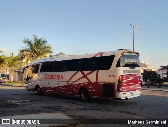 Expresso Gardenia 4505 na cidade de Itajubá, Minas Gerais, Brasil, por Matheus Germiniani. Número da foto: #13044029.