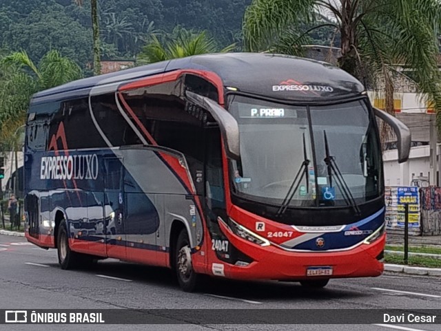 Expresso Luxo 24047 na cidade de Santos, São Paulo, Brasil, por Davi Cesar. Número da foto: #13043779.