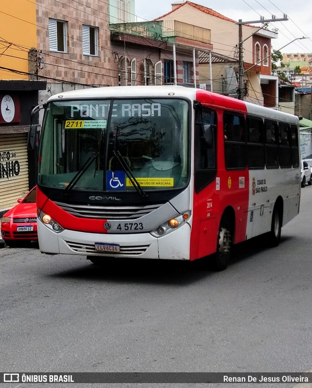 Allibus Transportes 4 5723 na cidade de São Paulo, São Paulo, Brasil, por Renan De Jesus Oliveira. Número da foto: #13046650.