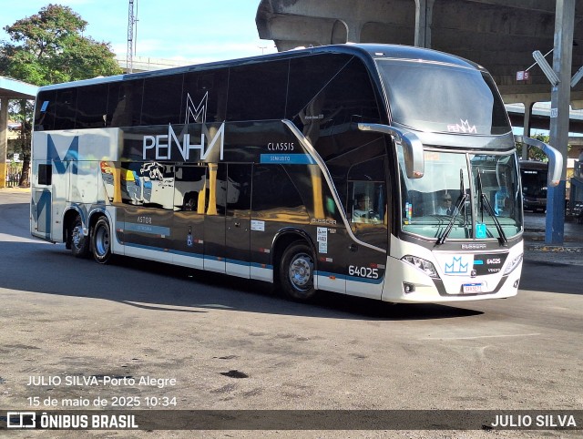 Empresa de Ônibus Nossa Senhora da Penha 64025 na cidade de Porto Alegre, Rio Grande do Sul, Brasil, por JULIO SILVA. Número da foto: #13044554.