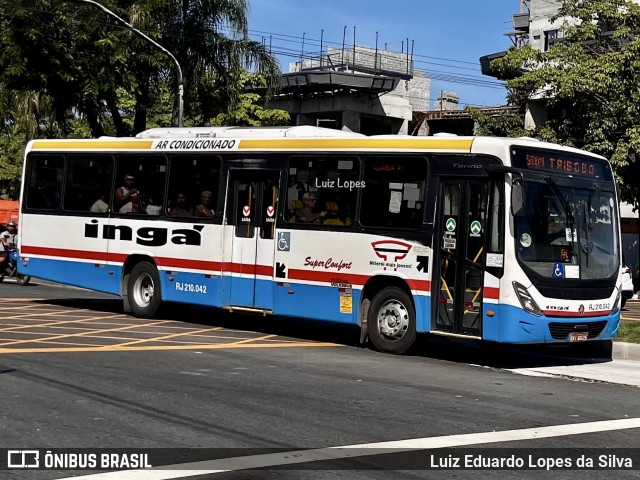 Auto Lotação Ingá RJ 210.042 na cidade de Niterói, Rio de Janeiro, Brasil, por Luiz Eduardo Lopes da Silva. Número da foto: #13046457.