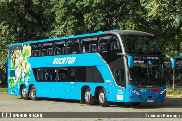 Eucatur - Empresa União Cascavel de Transportes e Turismo 6024 na cidade de São Paulo, São Paulo, Brasil, por Luciano Formiga. Número da foto: #13045529.
