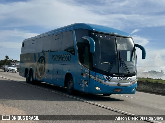 Auto Viação Progresso 6105 na cidade de São José de Mipibu, Rio Grande do Norte, Brasil, por Alison Diego Dias da Silva. Número da foto: #13044502.