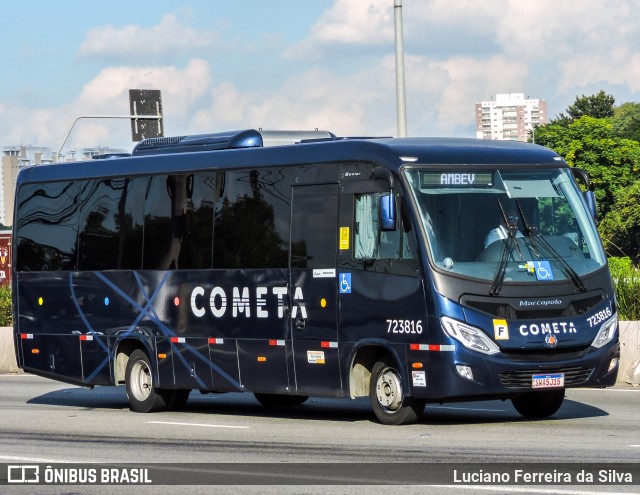Viação Cometa 723816 na cidade de São Paulo, São Paulo, Brasil, por Luciano Ferreira da Silva. Número da foto: #13046292.
