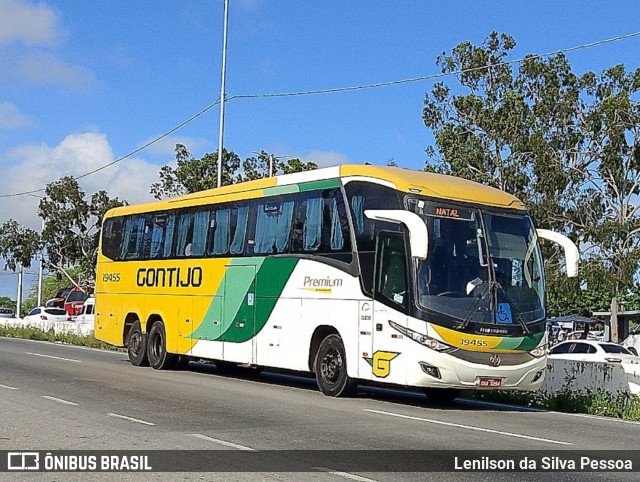 Empresa Gontijo de Transportes 19455 na cidade de Caruaru, Pernambuco, Brasil, por Lenilson da Silva Pessoa. Número da foto: #13045910.