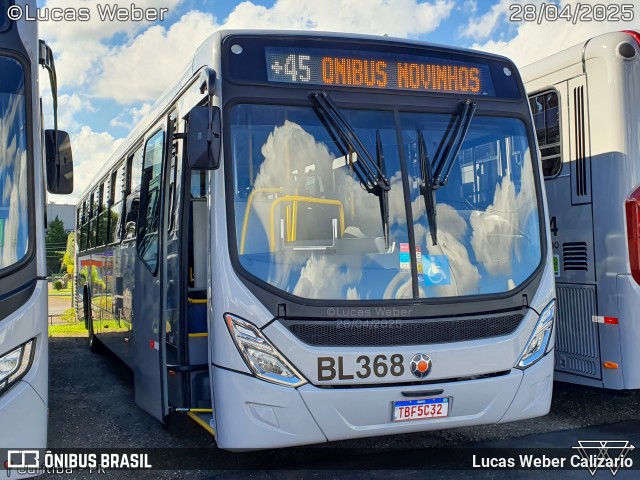 Transporte Coletivo Glória BL368 na cidade de Curitiba, Paraná, Brasil, por Lucas Weber Calizario. Número da foto: #13044211.