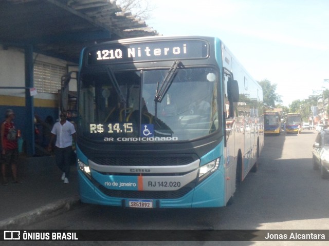 Expresso Rio de Janeiro RJ 142.020 na cidade de Magé, Rio de Janeiro, Brasil, por Jonas Alcantara. Número da foto: #13044084.