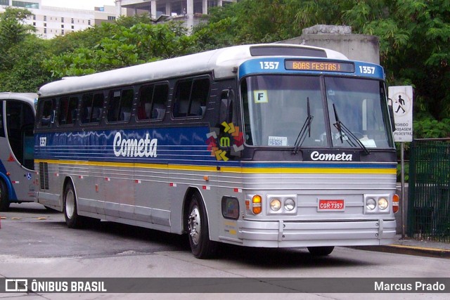 Viação Cometa 1357 na cidade de São Paulo, São Paulo, Brasil, por Marcus Prado. Número da foto: #13045484.