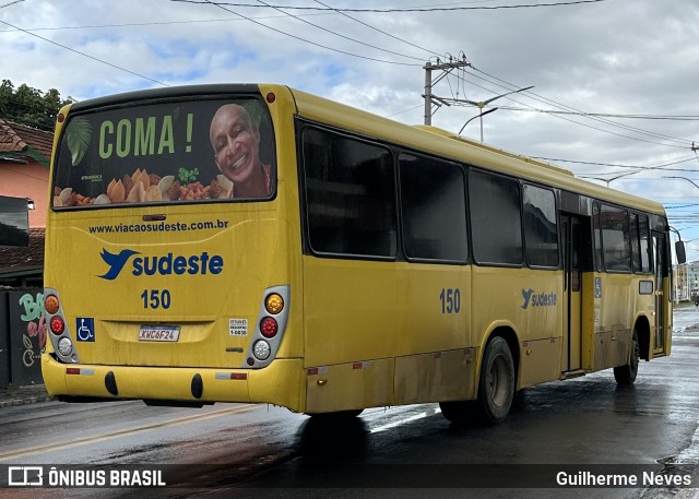 Viação Sudeste 150 na cidade de Marataízes, Espírito Santo, Brasil, por Guilherme Neves. Número da foto: #13046022.