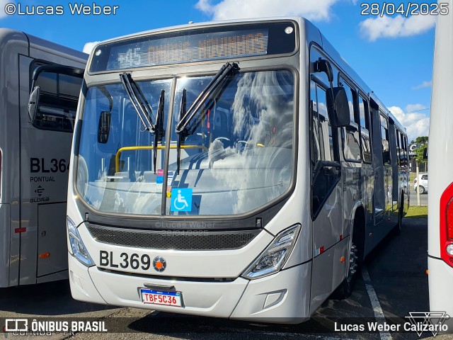 Transporte Coletivo Glória BL369 na cidade de Curitiba, Paraná, Brasil, por Lucas Weber Calizario. Número da foto: #13046305.