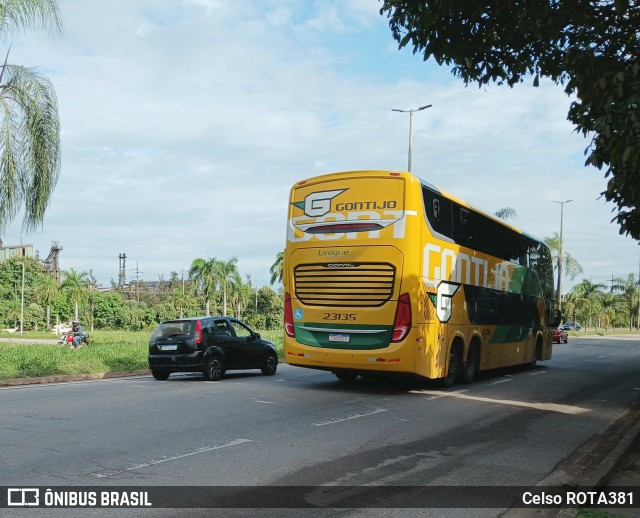 Empresa Gontijo de Transportes 23135 na cidade de Ipatinga, Minas Gerais, Brasil, por Celso ROTA381. Número da foto: #13044174.
