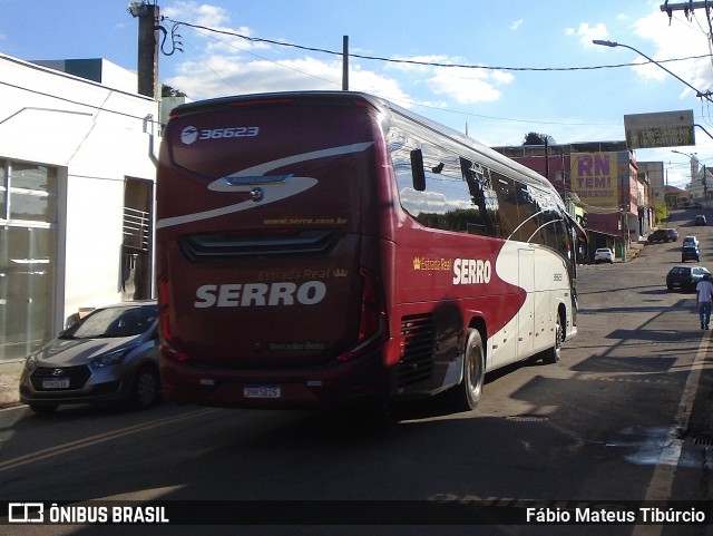 Viação Serro 36623 na cidade de Três Corações, Minas Gerais, Brasil, por Fábio Mateus Tibúrcio. Número da foto: #13043694.