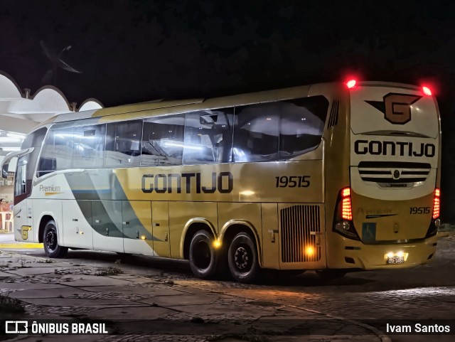 Empresa Gontijo de Transportes 19515 na cidade de Milagres, Ceará, Brasil, por Ivam Santos. Número da foto: #13045950.