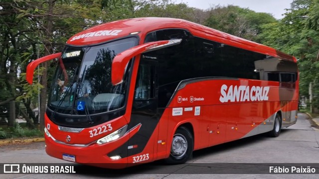 Viação Santa Cruz 32223 na cidade de São Paulo, São Paulo, Brasil, por Fábio Paixão. Número da foto: #13049014.