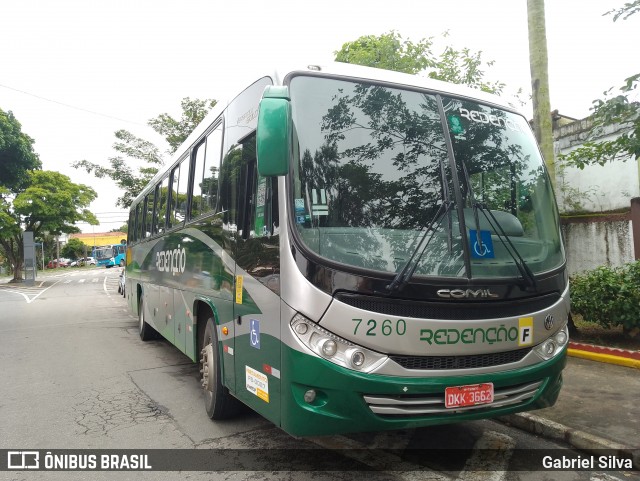 Redenção Turismo 7260 na cidade de São José dos Campos, São Paulo, Brasil, por Gabriel Silva. Número da foto: #13048061.