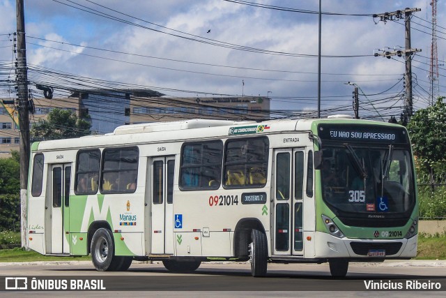 Auto Ônibus Líder 0921014 na cidade de Manaus, Amazonas, Brasil, por Vinicius Ribeiro. Número da foto: #13047933.