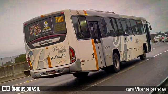 Transportes Blanco RJ 136.110 na cidade de Rio de Janeiro, Rio de Janeiro, Brasil, por Icaro Vicente brandao. Número da foto: #13047345.