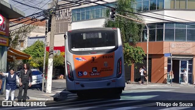 Alfa Rodobus > CooperAlfa 8 6206 na cidade de São Paulo, São Paulo, Brasil, por Thiago de Souza. Número da foto: #13046879.