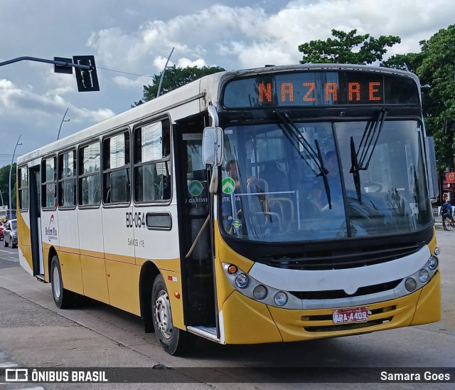 Belém Rio Transportes BD-054 na cidade de Belém, Pará, Brasil, por Samara Goes. Número da foto: #13047464.