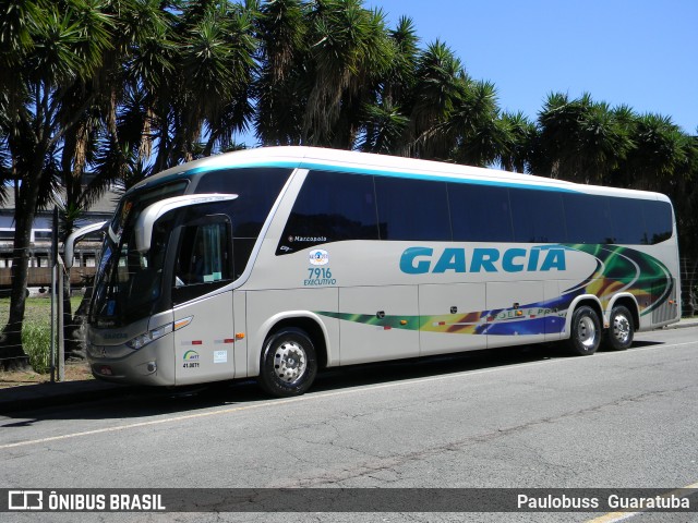 Viação Garcia 7916 na cidade de Curitiba, Paraná, Brasil, por Paulobuss  Guaratuba. Número da foto: #13049280.